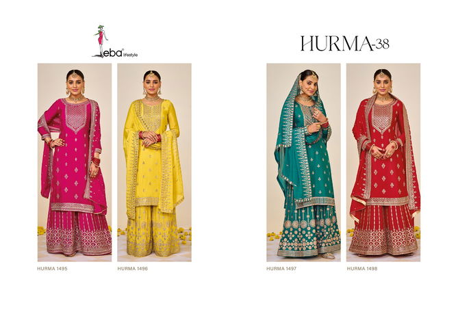 Eba Hurma 38 Karwa Chauth Special Festive Wear Heavy Designer Latest Salwar Kameez Collection